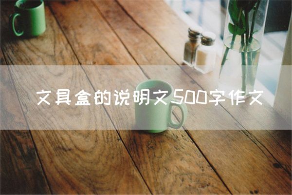 文具盒的说明文500字作文