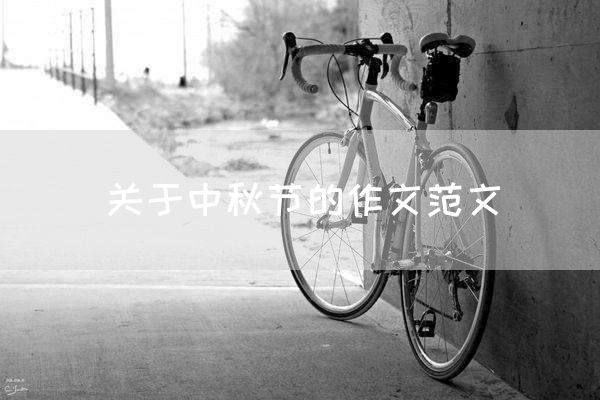 关于中秋节的作文范文