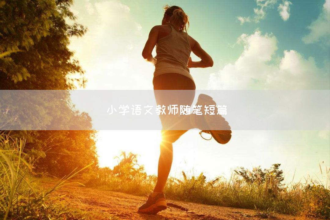 小学语文教师随笔短篇
