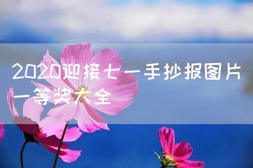 2020迎接七一手抄报图片一等奖大全
